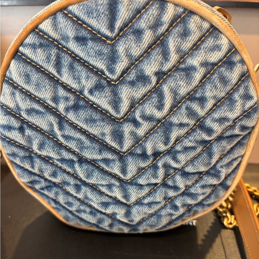 YSL Saint Laurent Denim Rodeo Crossbody Bag - Picture 6 of 7